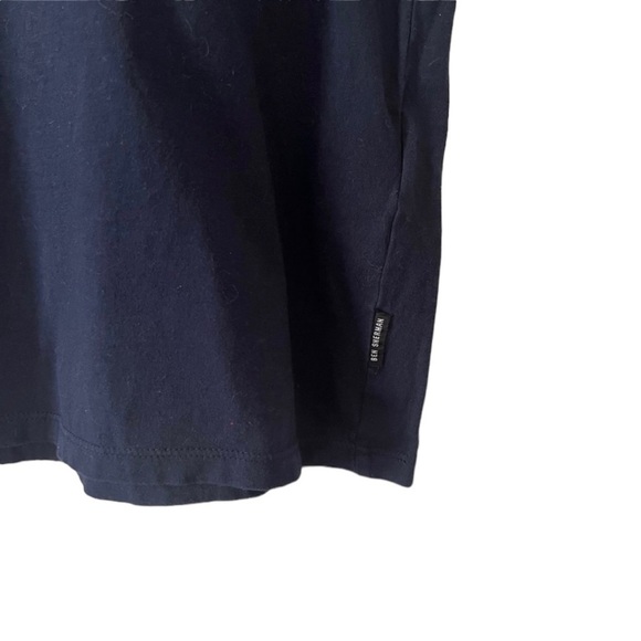 Men’s Ben Sherman Graphic T-shirt Tee Short Sleeved Size S Navy Blue Crew Neck - Picture 3 of 7